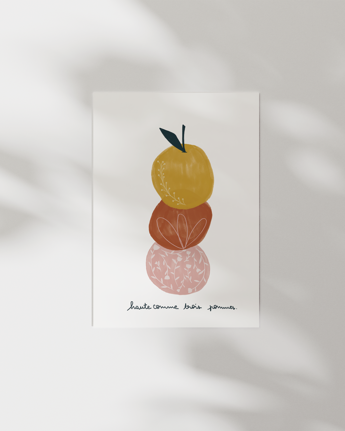 Trois Pommes Print