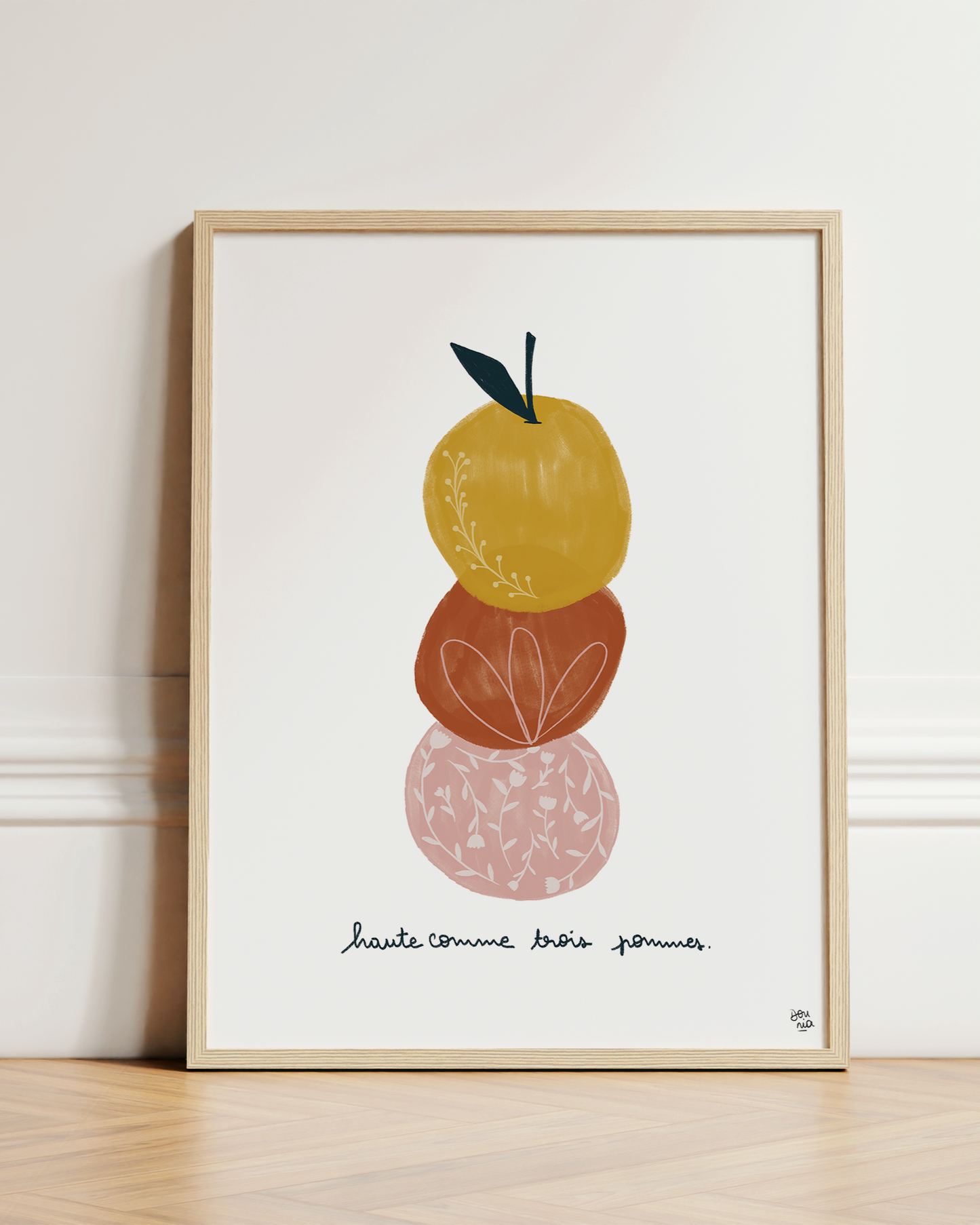 Trois Pommes Print