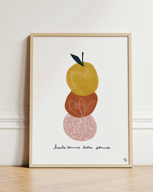Trois Pommes Print